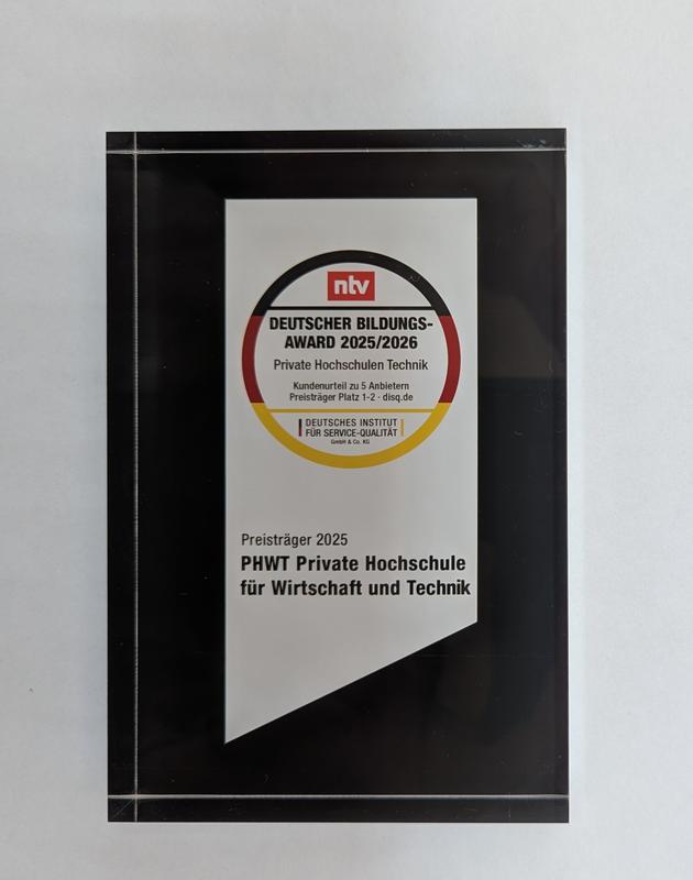 Bildungs-Award 2025/2026 für PHWT