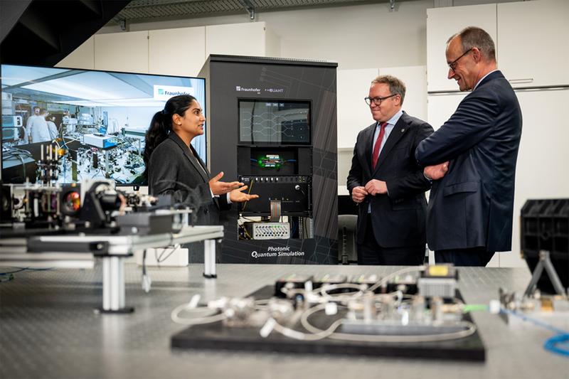 Among other things, researchers presented the PhoQuant project, which aims to build Germany's first photonic quantum computer.