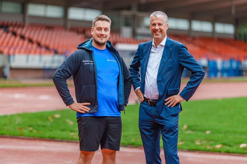 Jobin Strunk und Prof. Stefan Smolnik