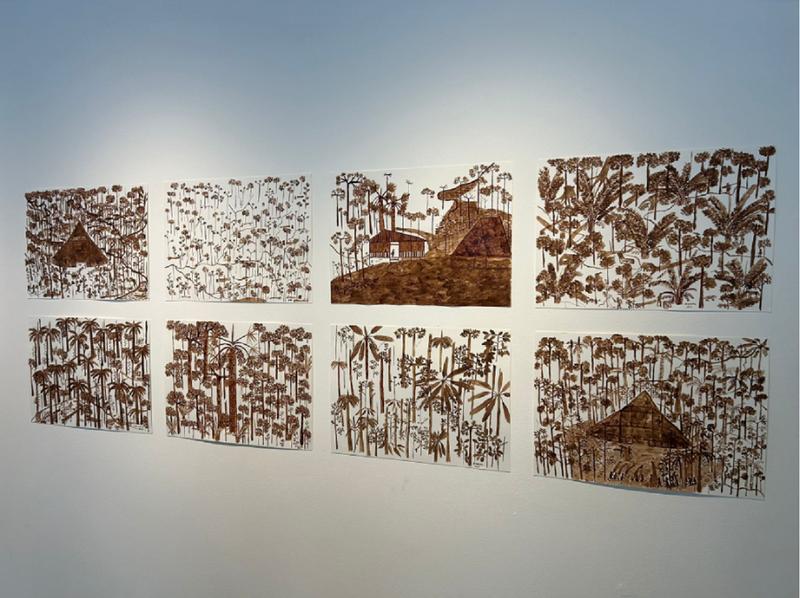 Bilder der Ausstellung: “What the Invisible Dream – Cosmoperceptions of the Forest” zur COP30.