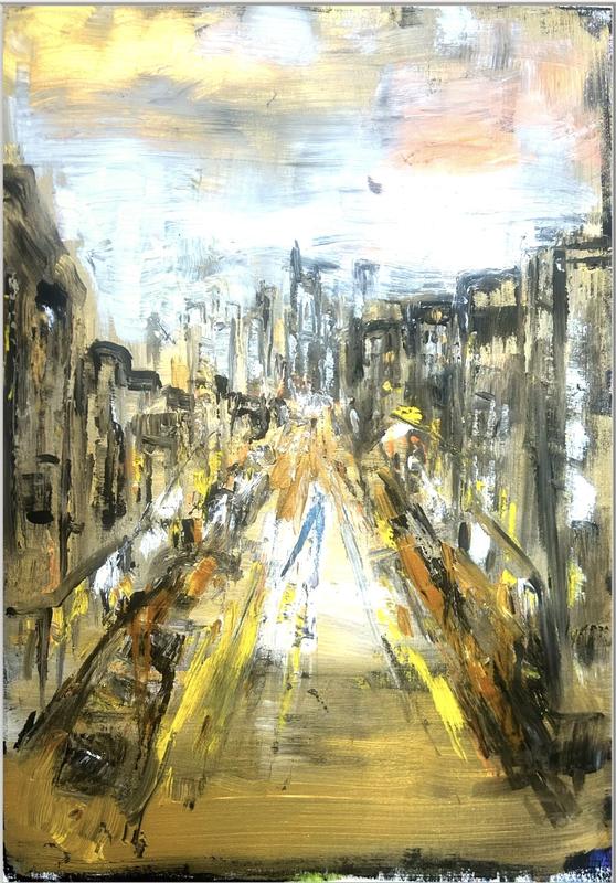 Acryl auf Leinwand, ohne Titel, 2025