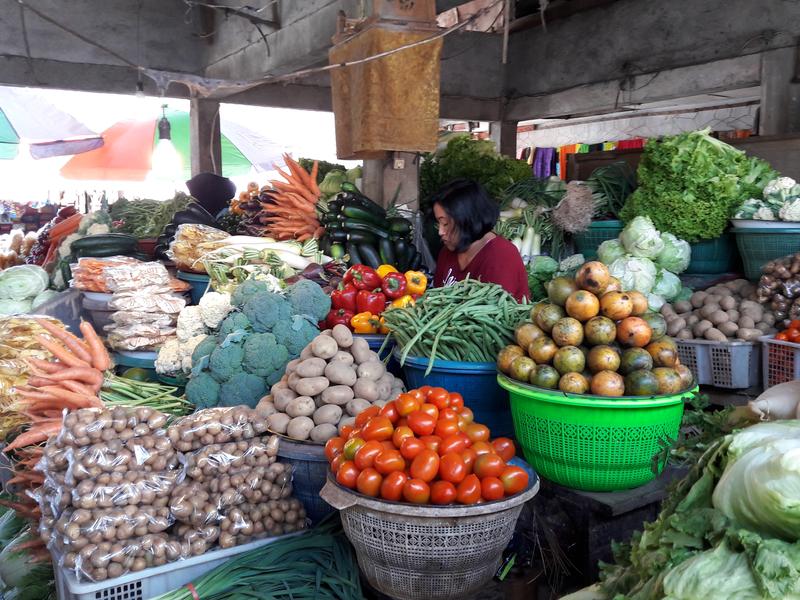 Lebensmittelmarkt in Indonesien