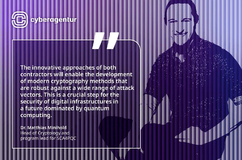 Dr Matthias Minihold, Head of Cryptology and program lead for SCA4PQC, emphasises the importance of robust cryptographic implementations for security policy in the age of quantum computing.