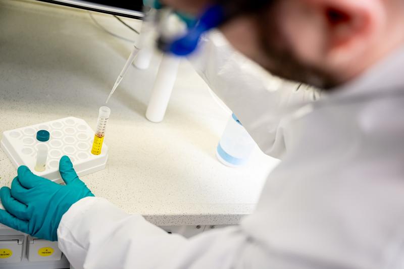Iron precipitation is a critical step in the preparation of samples. This process concentrates the elements uranium and thorium, which are used to reconstruct sediment flow.