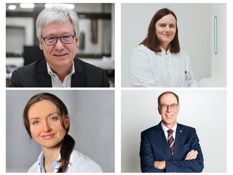 Aus Würzburg waren neben Prof. Jürgen Deckert (oben links) PD Heike Weber (oben rechts), Prof. Angelika Erhardt-Lehmann und Prof. Paul Pauli an dem internationalen Forschungsprojekt beteiligt. 