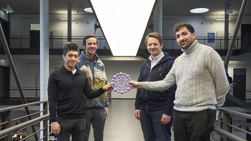 Die Forschungsgruppe der TH Köln des DREAM-Projekts: Prof. Dr. Hoai Viet Nguyen, Vimal Seetohul, Prof. Dr. Matthias Böhmer und Selim Perk. 