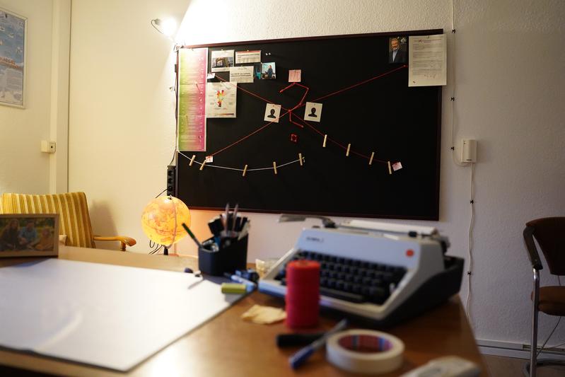 Das Escape Game startet im Konferenzraum des Labs.