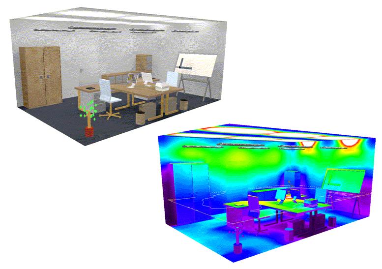 Beleuchtungsimulation