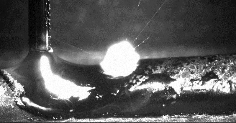 High-speed imaging captures the laser wire-directed energy deposition (DED-LB) process, with pulsed-laser-induced plasma, which contributed to the success of UltraGRAIN.