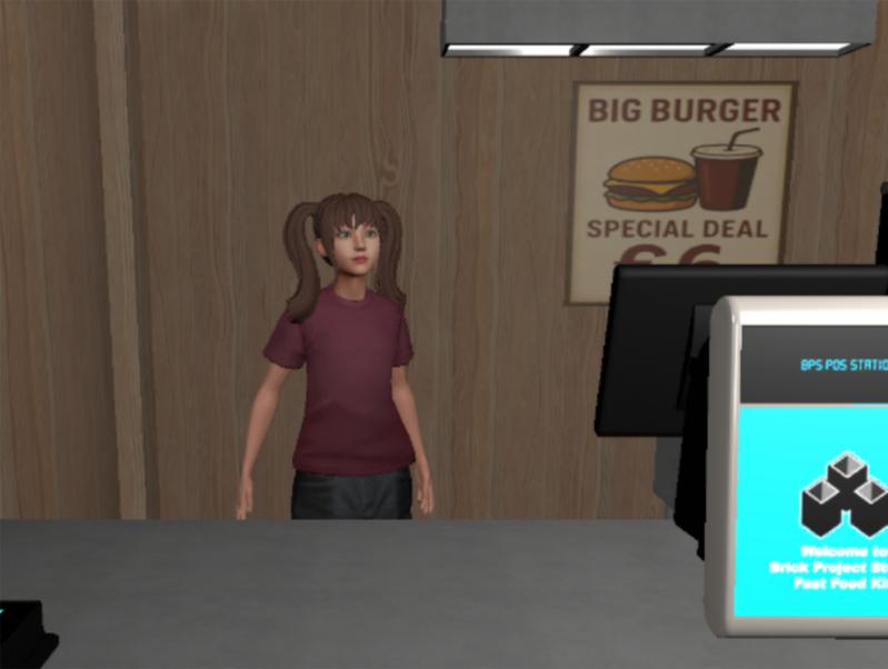 Training on how to place an order in a restaurant.