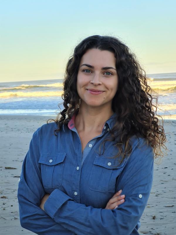 Gloria Reithmaier, marine chemist at the University of Gothenburg.