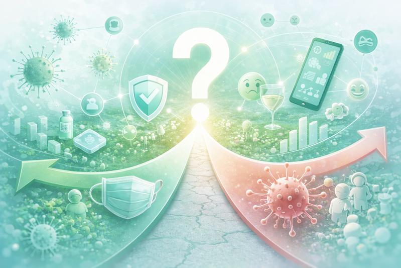 Visualisierung von Entscheidungsprozessen im Spannungsfeld zwischen wahrgenommener Immunität, Risikoabwägung und individuellem Verhalten während einer Epidemie.