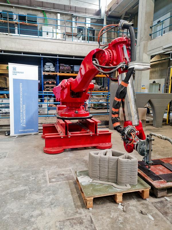 Hergestellt wurde die Struktur im 3D-Druckverfahren an der belgischen Universität Gent.