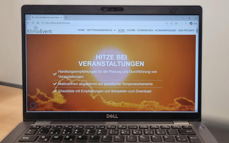 Die Checklisten und Handlungsempfehlungen für klimaangepasste Events stehen nun kostenlos allen Interessierten unter www.klima-event.de zur Verfügung.  
