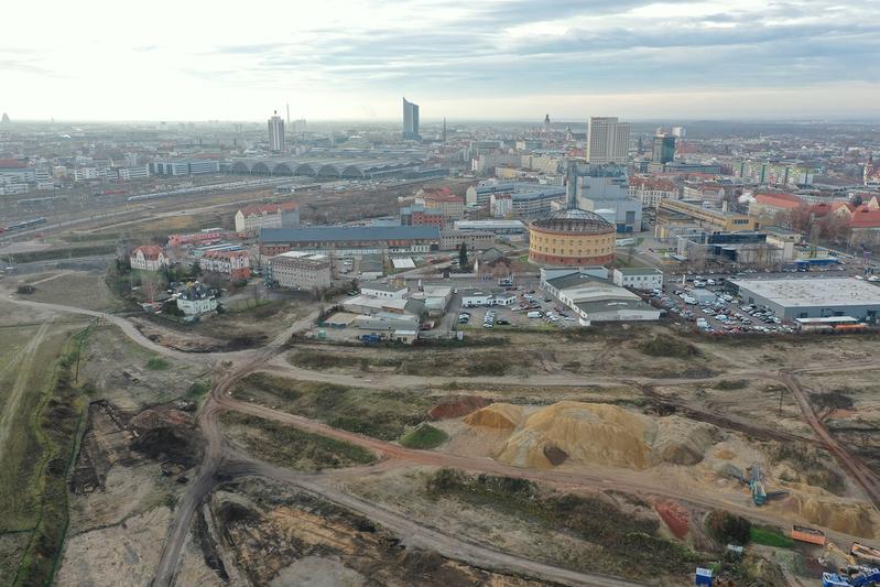 Gelände des geplanten Neubauquartiers Leipzig 416 