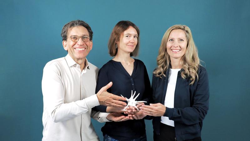 Das EliaCell Leitungsteam: Prof. Michael Sieweke, Dr. Anke Fuchs und Dr. Angela Jacobi. 