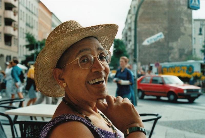 Audre Lorde in Berlin – at a cafe on Winterfeldtplatz, 1992