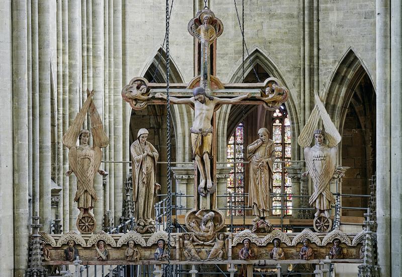 Triumphkreuzgruppe im Dom zu Halberstadt.