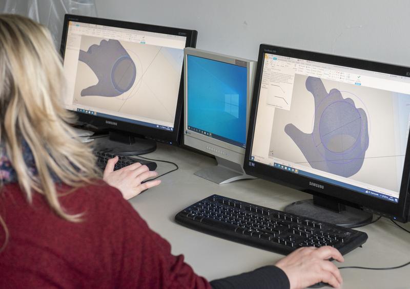 Auch in diesm Jahr wieder im Programm des Zukunftstages: 3D-Scan und 3D-Druck von Orthesen in der Medizintechnik am Campus Senftenberg. 