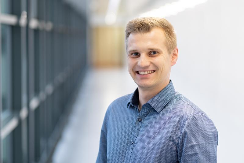 Dr. René Kirrbach, Gruppenleiter Li-Fi am Fraunhofer IPMS