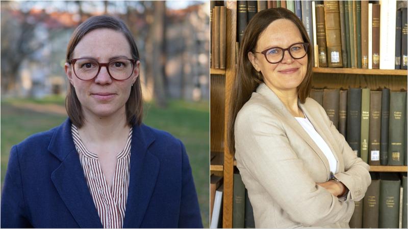 Die Preisträgerinnen der Grimm-Preise 2026: Dr. Hanna Henryson (li.) und Professorin Dr. Jadwiga Kita-Huber (re.)