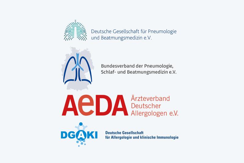 Logos der beteiligten Fachgesellschaften