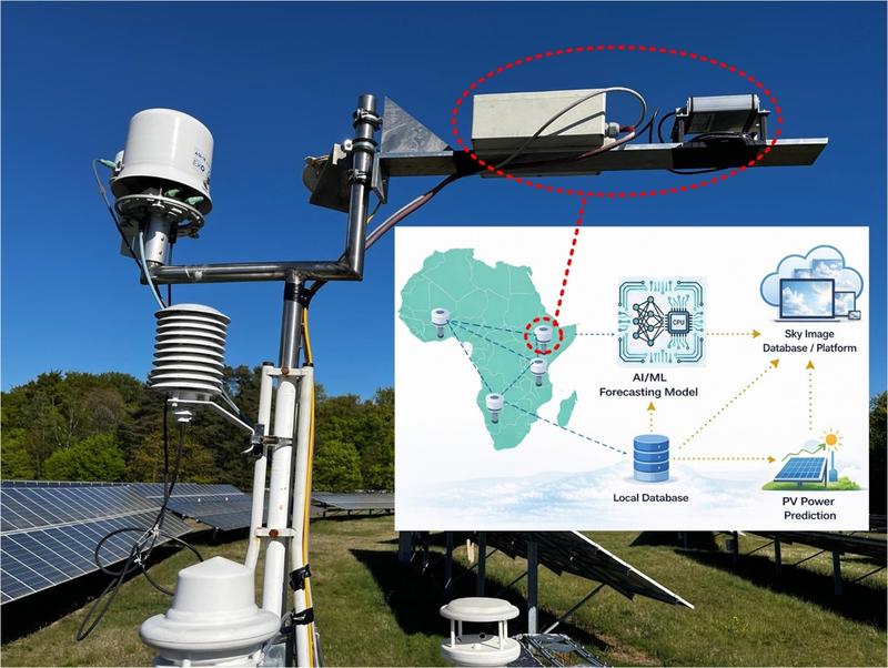 Neues Projekt der Förderlinie „Ladenburger Horizonte“ der Daimler und Benz Stiftung: Solar forecasting across Africa using low-cost sky imagers and machine learning for improved photovoltaic generation