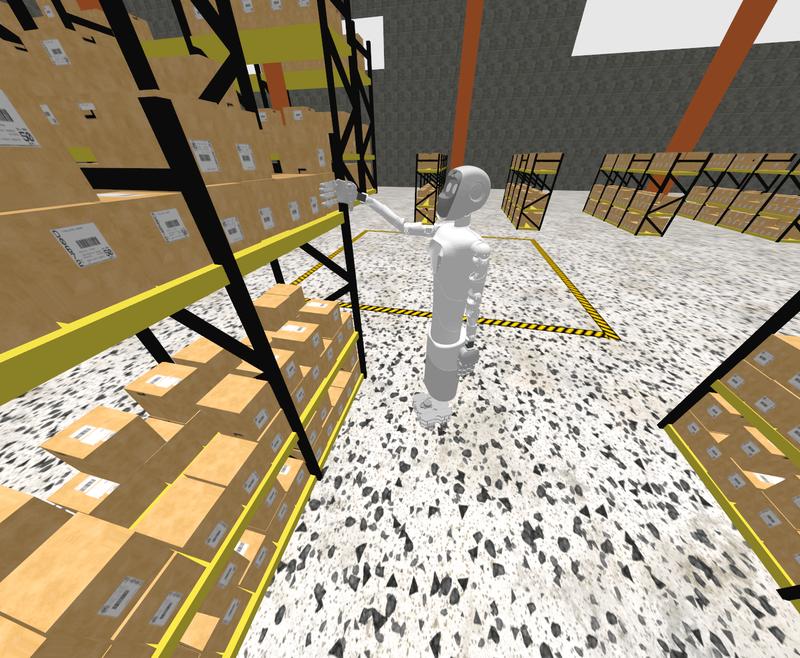 Screenshot der von der Hochschule Flensburg entwickelten, simulierten 3D-Trainingsumgebung. 