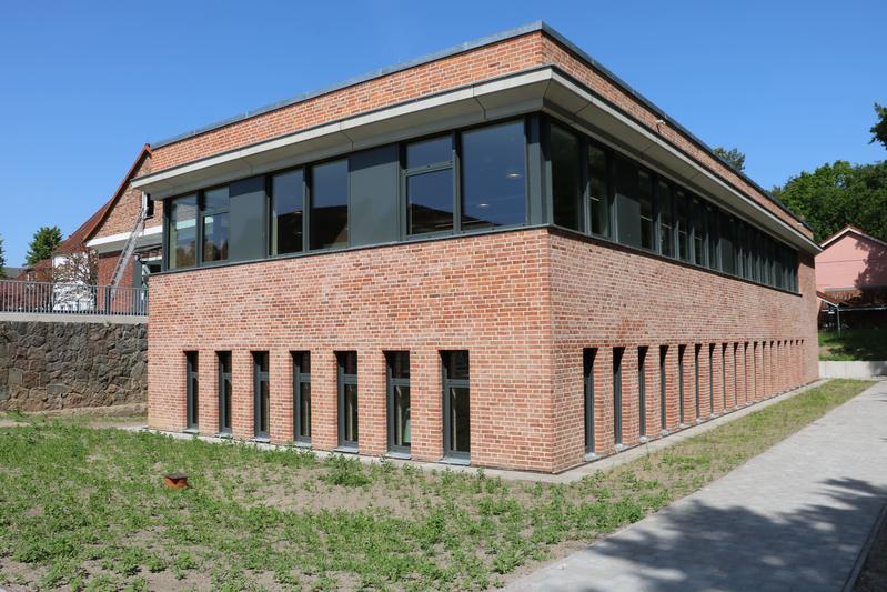 Der neue Erweiterungsbau der Hochschulbibliothek Stralsund