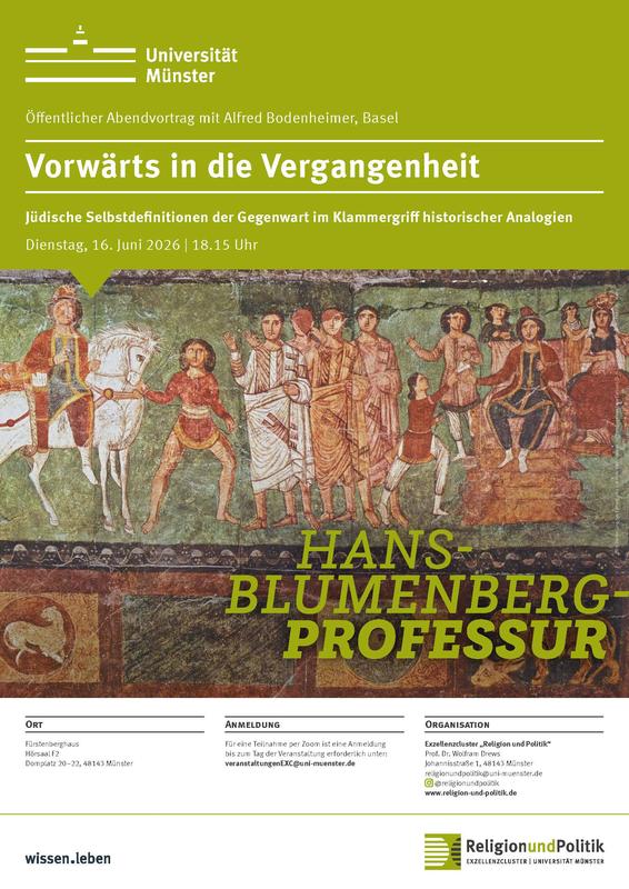Plakat zum Hans-Blumenberg-Vortrag