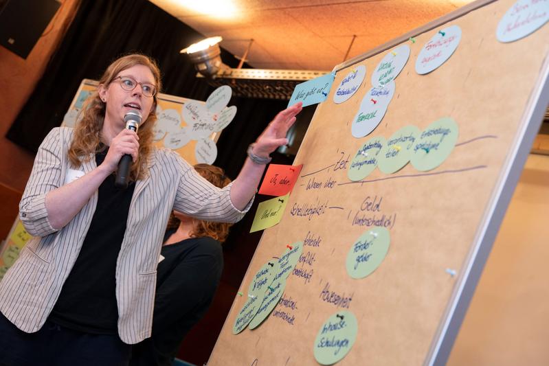 Silke Völz vom Institut Arbeit und Technik (IAT) der Westfälischen Hochschule bringt auch die wissenschaftliche Perspektive in das Projekt „Kita Connect“ ein.