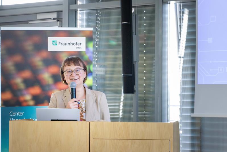 Dr. Wenke Weinreich (Fraunhofer IPMS), Conference Chair, welcomes the participants to ICICDT 2026