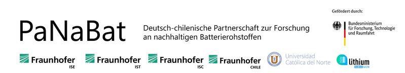 Die PaNaBat Partner - PaNaBat wird gefördert vom Bundesministerium für Forschung, Technologie und Raumfahrt