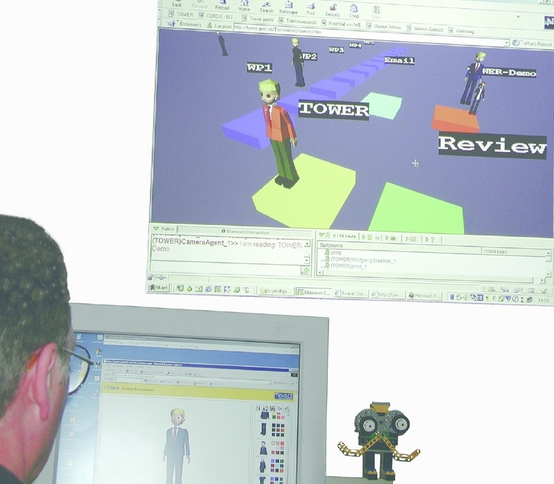 Die 3D-Welt des TOWER Systems in TeamCom