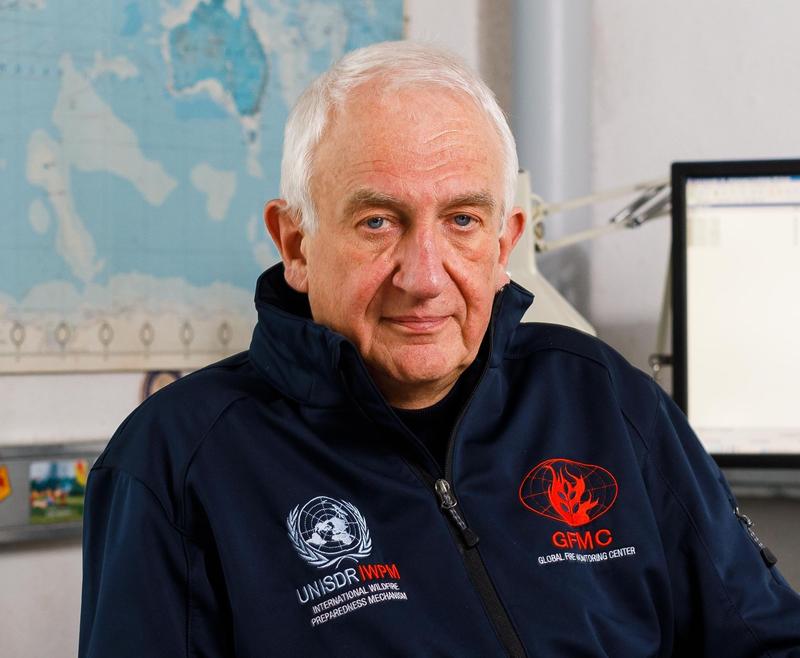 Prof. Johann Georg Goldammer, Leiter des Global Fire Monitoring Center (GFMC)