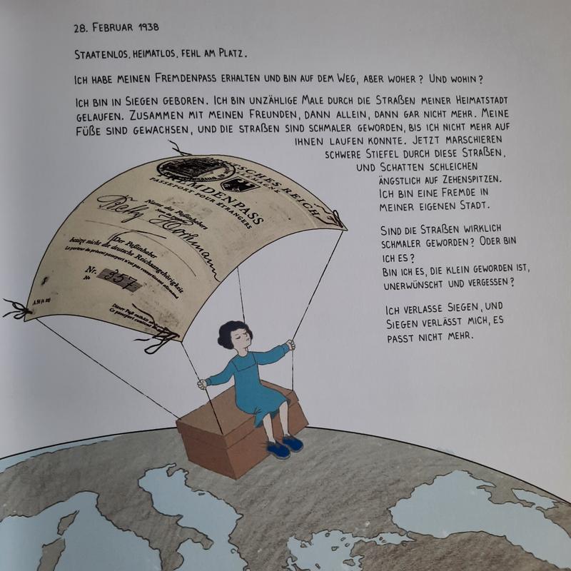 In her book “Bin Mensch nicht auch ich?”, artist Inbal Leitner recounts the story of Betty Hochmann, who was born in Siegen in 1922.