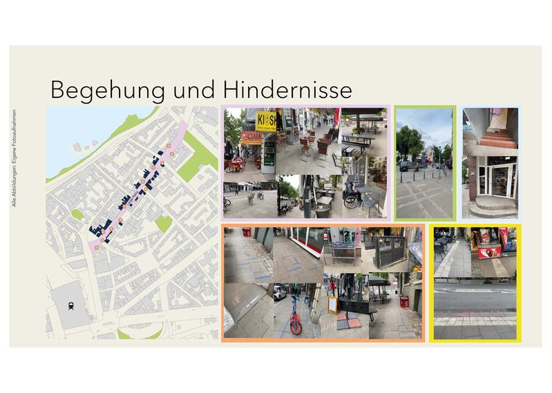 Petra Pestova untersuchte mit dem Kompetenzzentrum für ein barrierefreies Hamburg die Lange Reihe auf Potenziale zur Verbesserung der Teilhabe.