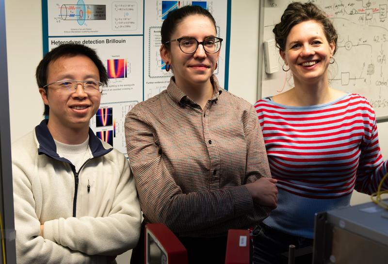 Changlong Zhu, Laura Blázquez Martínez, Birgit Stiller (von links nach rechts).