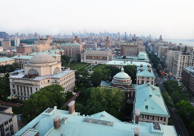 Columbia University campus in Manhattan, New York City.