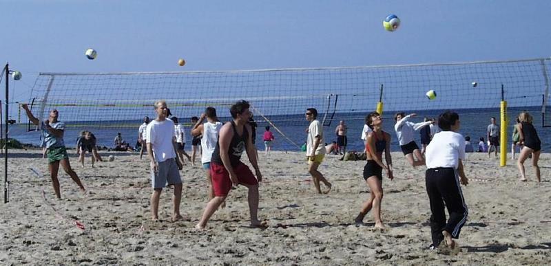 Erwärmung am Strand von Hohen-Wischendorf