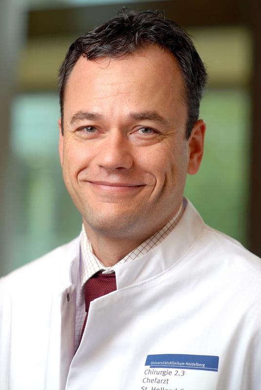Dr. Stefan Holland-Cunz, neuer Leiter der Sektion Kinderchirurgie an der Chirurgischen Universitätsklinik Heidelberg.