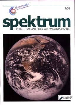 Schwerpunktthema Geowissenschaften in der Bayreuther Uni-Zeitschrift SPEKTRUM