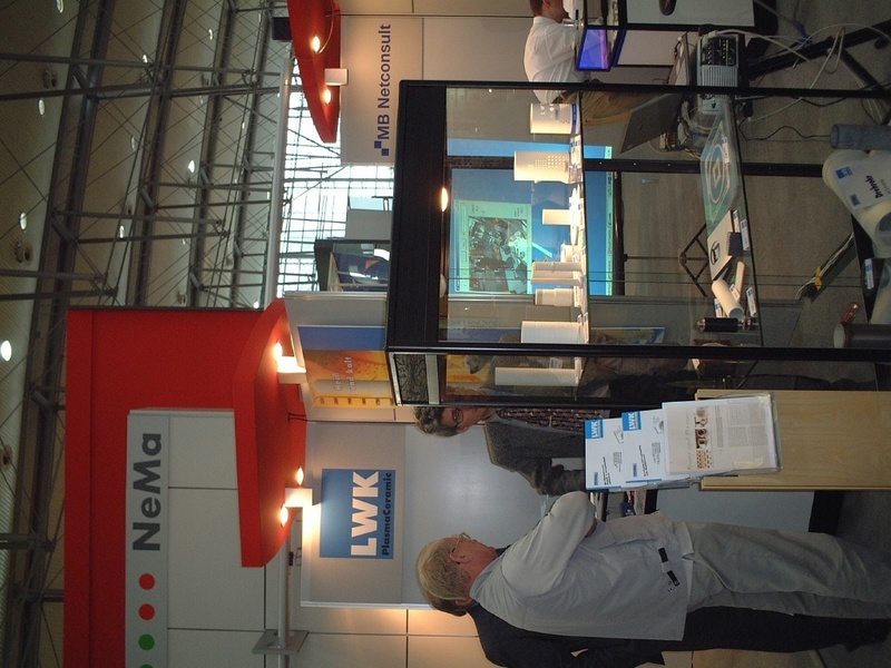 NeMa und ihre Mitaussteller auf der Hannover Messe Industrie 2002