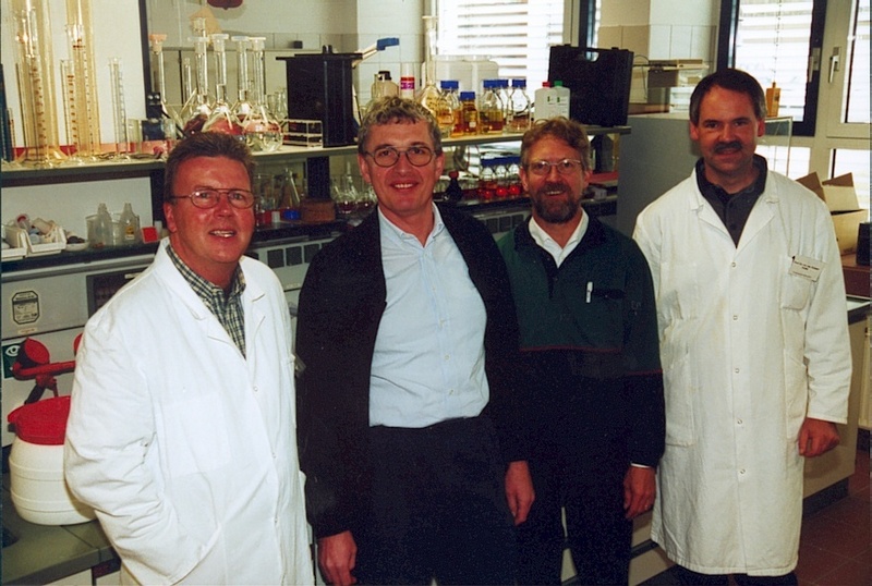 Freuen sich über den neuen Studiengang: Prof. Dr. Meisterjahn, Prof. Dr. Ihrig, Prof. Dr. Stadtlander und Prof. Dr. Fobbe (v.l.n.r.)