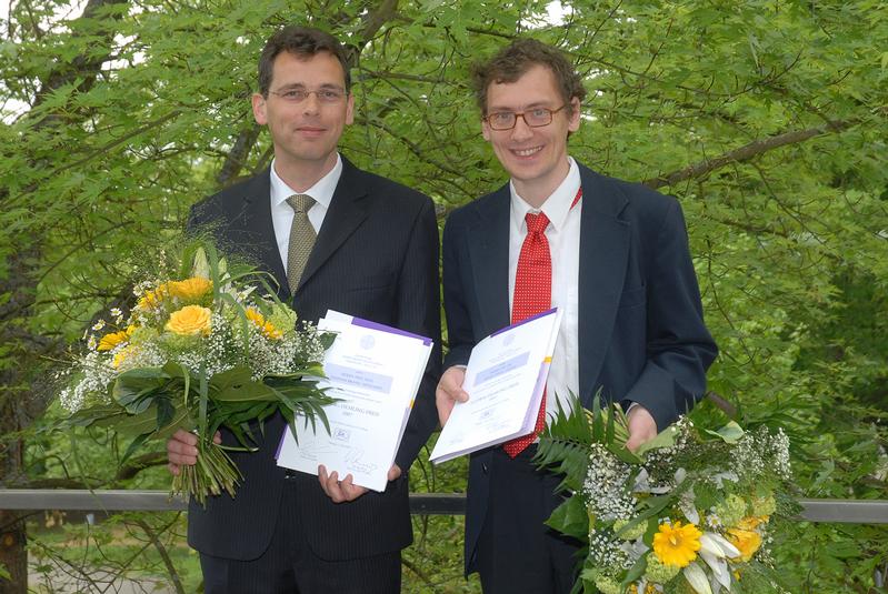 PD Dr. Stephan Brand, Dr. Dr. Holm Uhlig (beide LDP-Preisträger)