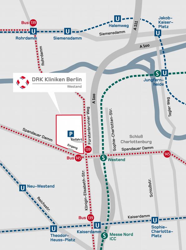 Verkehrsanbindung DRK-Kliniken