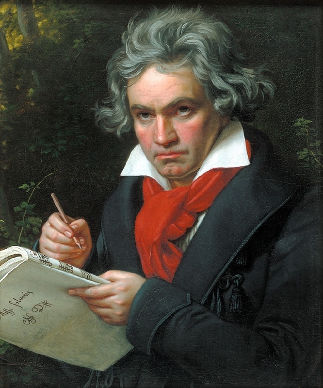 Ein Portrait Beethovens aus dem Jahr 1820 von Joseph Karl Stieler.