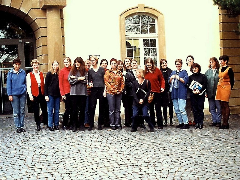 Mentees und Mentorinnen auf Schloss Birlinghoven