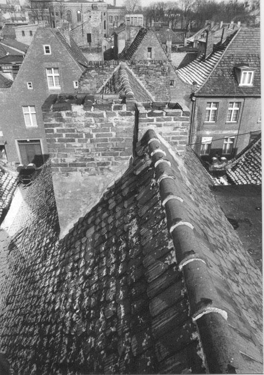 Blick vom Dach in der Mittelstraße in Richtung