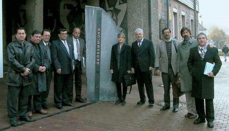 Professor Dr.-Ing. Peter Dietz (vierter von rechts) empfing die mexikanischen Hochschulvertreter an der TU Clausthal